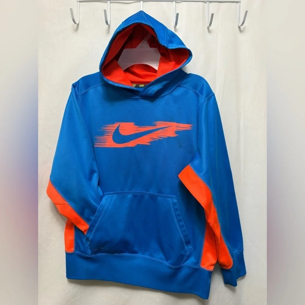 Nike Blue Hoodie Boy’s Medium Sweatshirt 0128
